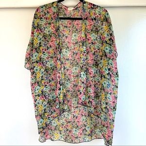 Poetry Floral Kimono, One Size